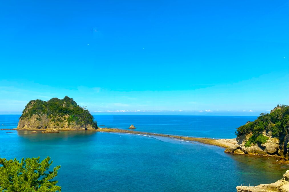 堂ヶ島のトンボロ